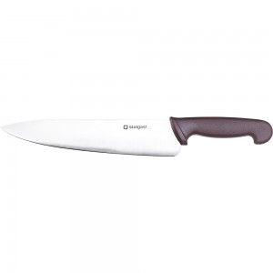 Nóż kuchenny, HACCP, brązowy, L 250 mm